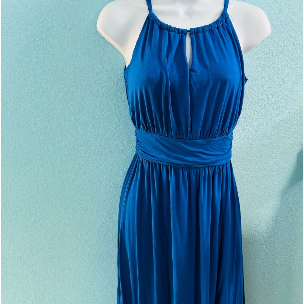 Royal blue dress